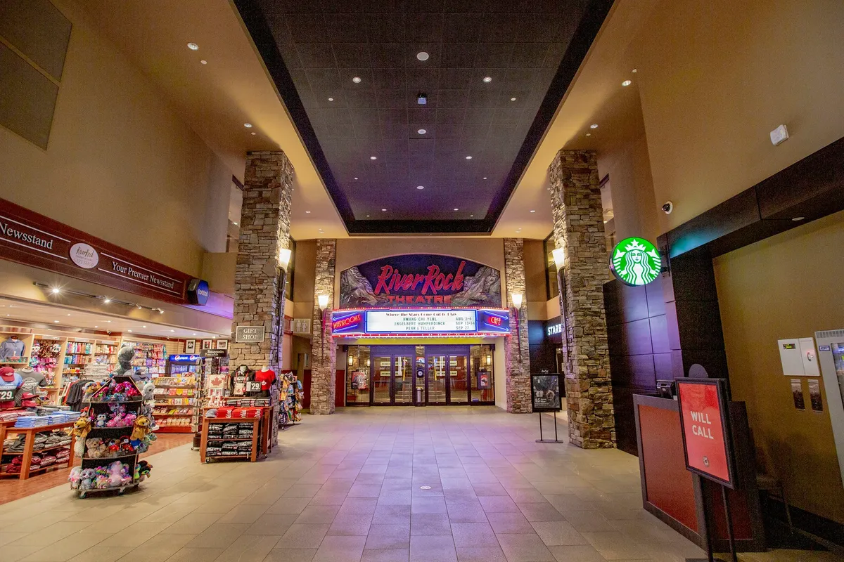 River Rock concourse leading to the theatre