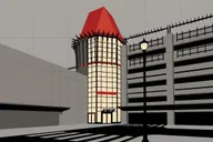 Entrance tower of Great Canadian Casino Vancouver